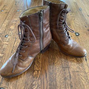 Brown Leather Frye Boots